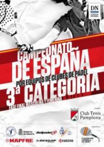 Cartel Campeonato de España por Equipos 3ª Categoría