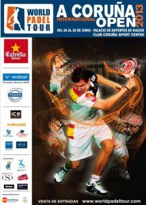 Cartel World Padel Tour en A Coruña