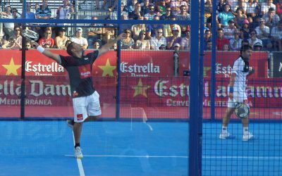 Bela-Díaz y Díaz-Gutierrez en la 2ª semifinal World Padel Tour en Benicassim (Castellón)