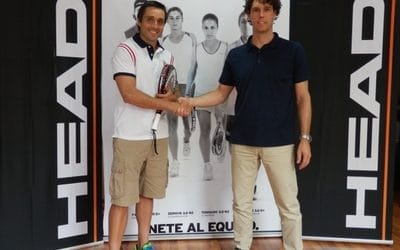 Fernando Belasteguin y Head, juntos hasta el final de su carrera profesional