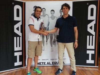 Fernando Belasteguin y Head, juntos hasta el final de su carrera profesional