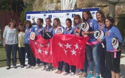 La Federación Madrileña de Pádel femenina vencedora del Cto. España de Selecciones Autonómicas 2013