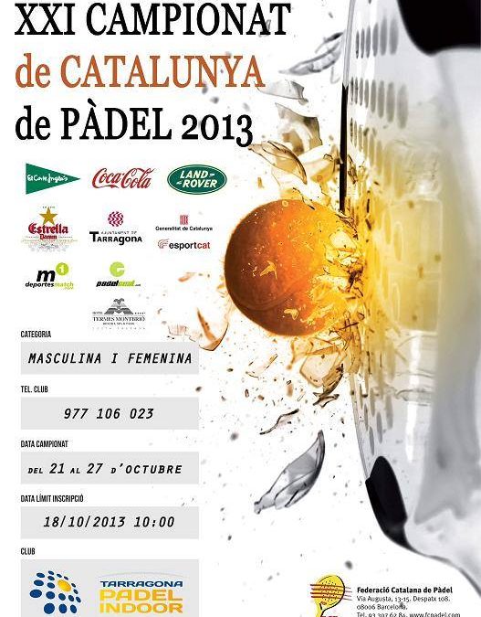 XXI Campeonato de Cataluña Absoluto de Padel 2.013