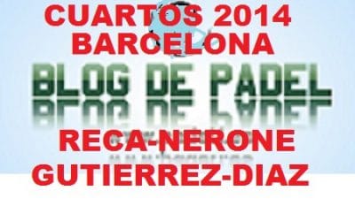 Partido Cuartos 3 World Padel Tour Barcelona 2014