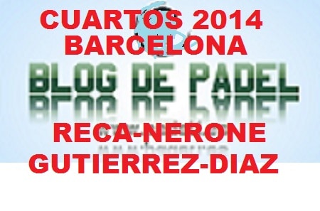 Partido Cuartos 3 World Padel Tour Barcelona 2014