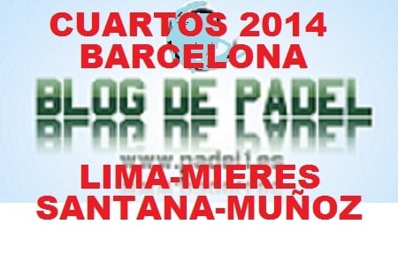 Partido Cuartos 1 World Padel Tour Barcelona 2014