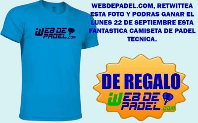 Ganador sorteo camiseta técnica Webdepadel.com