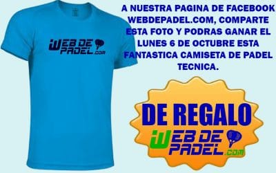 Volvemos a sortear una camiseta técnica webdepadel