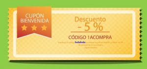 cupon descuento bienvenida