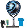 Bullpadel Black Dragon 4.0 Palette De Padel - Contrôle Et Précision - Fibre Verre Et Noyau EVA Soft - Pour Niveau Intermédiaire