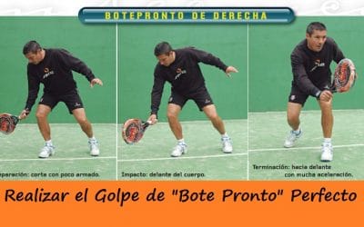 El golpe de bote pronto en pádel