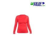 Camiseta termica Mujer Roja Kripton