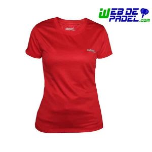 Camiseta tecnica padel softee mujer roja