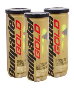Pack 3 botes bullpadel gold original