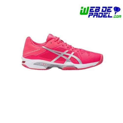 Asics Gel Solution Speed 3 Clay Rosa Plata