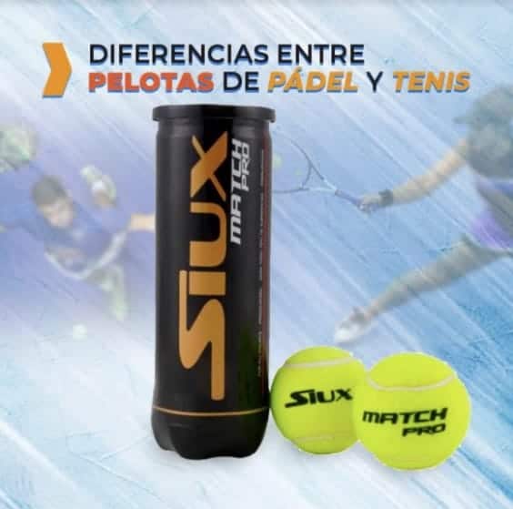Diferencias entre pelotas de pádel y tenis