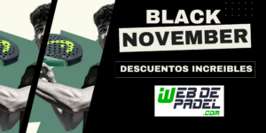banner black friday ofertas web de padel